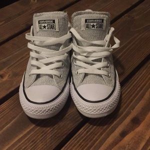 Grey & White Converse sneakers